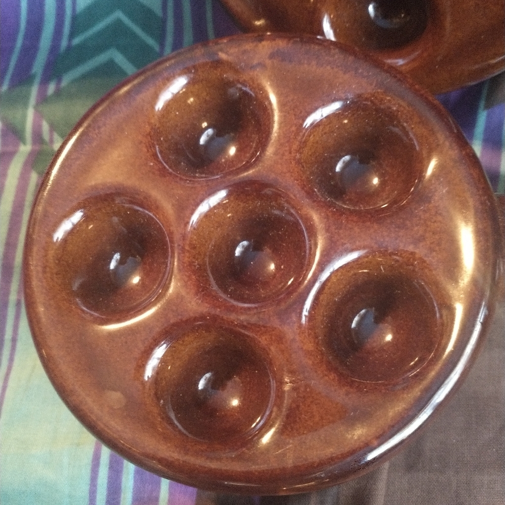 2 ROLAND BRAND ESCARGOT PLATES - Picture 4 of 8